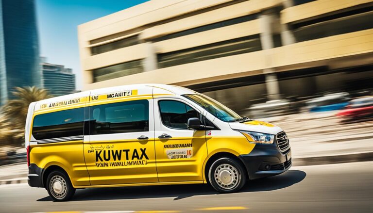 فان سيارة كبيرة توصيل جميع مناطق الكويت